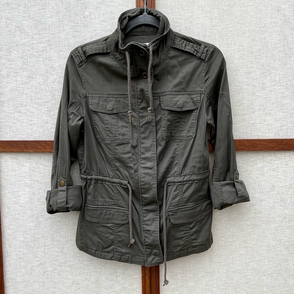 American Rag Dark Green Utility Jacket - Small